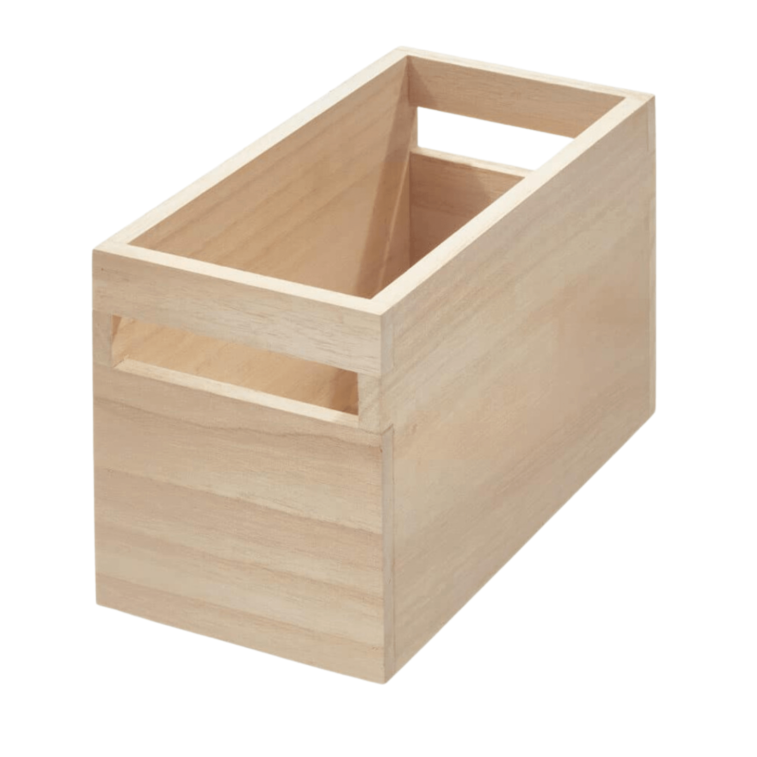 Long wooden box